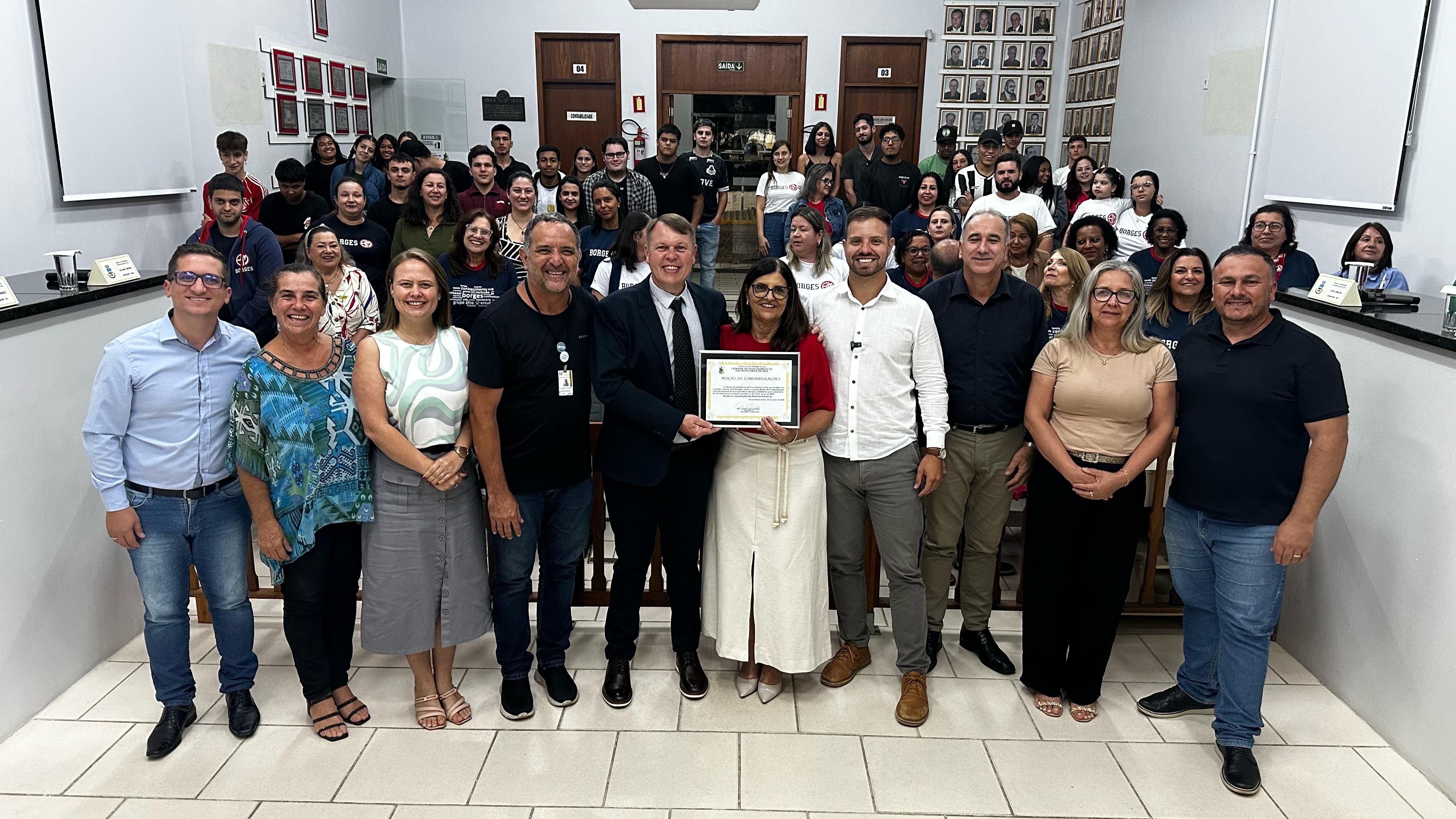 SESSÃO SOLENE EM HOMENAGEM AOS 115 ANOS DA E.E.E.B. BORGES DE MEDEIROS